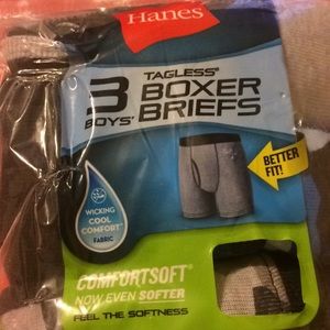 Hanes boys boxer briefs